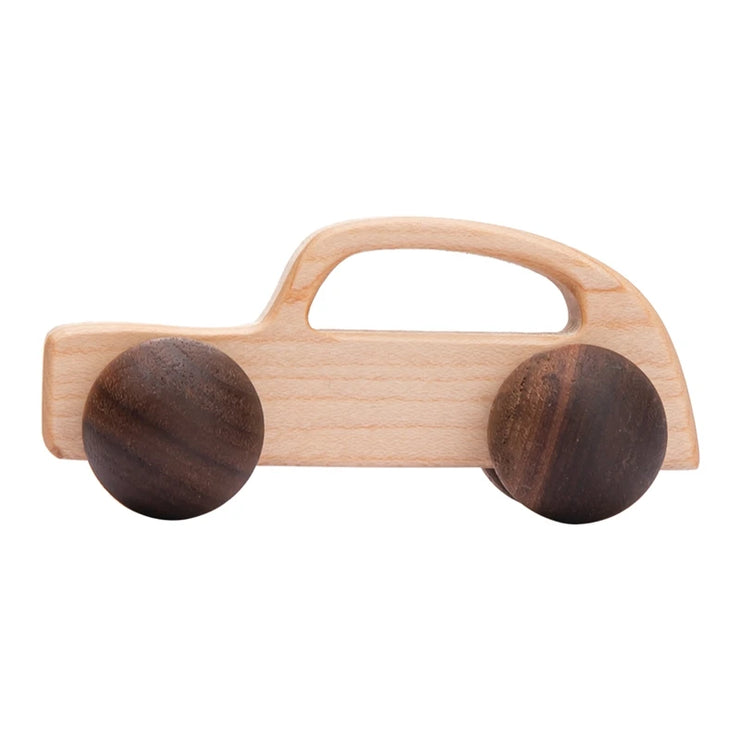 Wood Car Blocks Cartoon Van Educational Montessori Toys