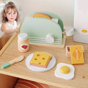 Kids Bread Machine Pretend Play Kitchen Toys Set