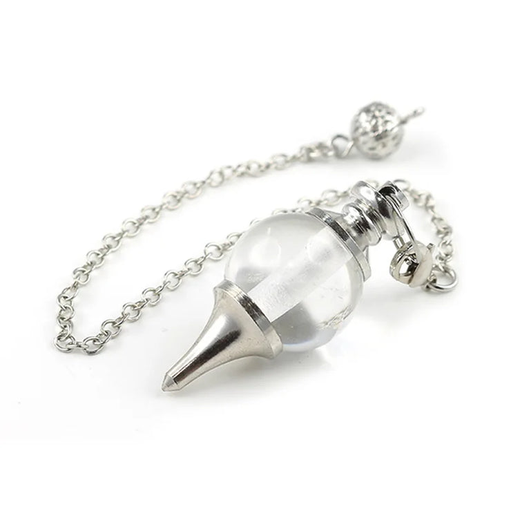 New Chakra Natural Stone Crystal Pendulum