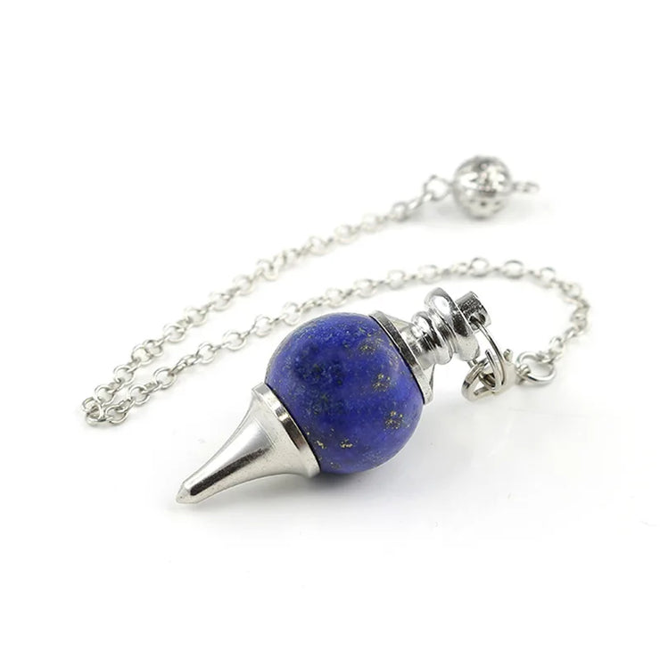 New Chakra Natural Stone Crystal Pendulum