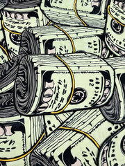 Funky Hundred Dollar Bill Bathroom Absorbant rug