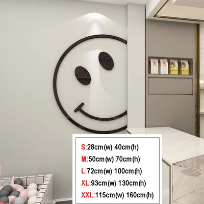 New Cartoon Hug Acrylic 3D Wall stickers