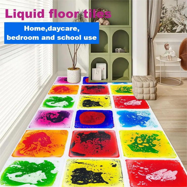 1/4/6/9pcs Liquid Splicing Floor Mats