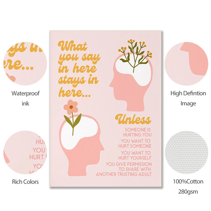 New Mental Health Quote Propaganda Poster