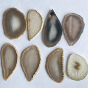 New Natural Agate Geode Polished Irregular Crystal