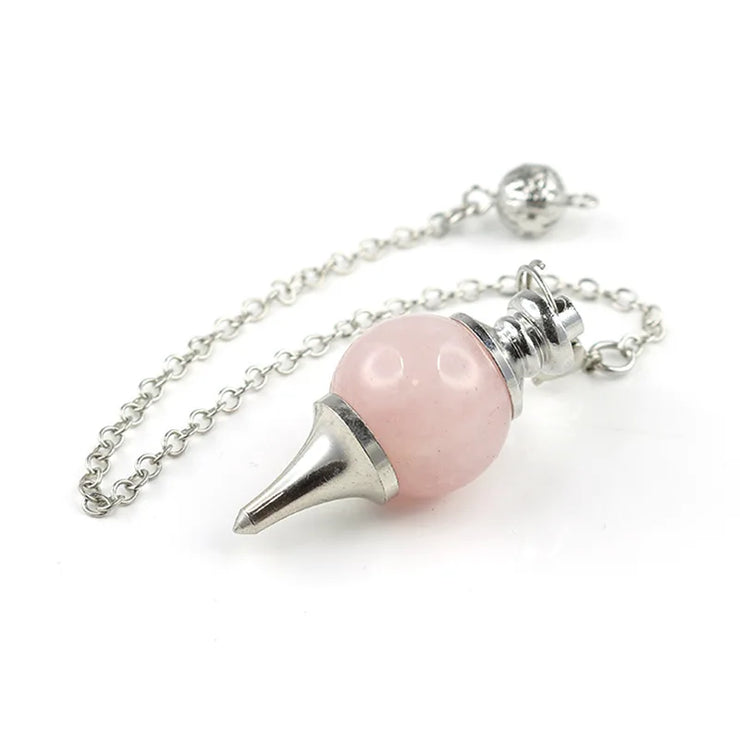 New Chakra Natural Stone Crystal Pendulum