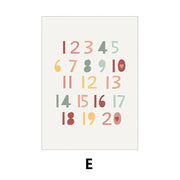New Modern Cute Sun Rainbow Cloud Canvas Poster