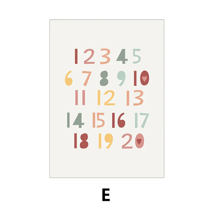 New Modern Cute Sun Rainbow Cloud Canvas Poster