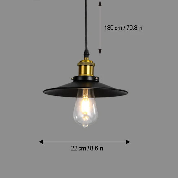 E27 Vintage Retro Edison Loft Indoor Pendant Lamp