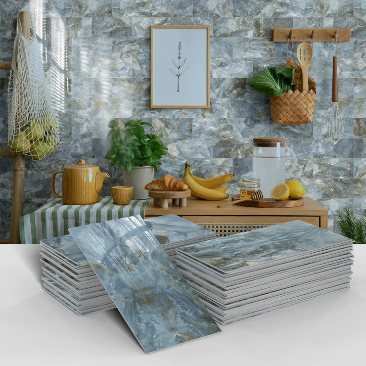 16/32/64PCS Marble Thicker Self-Adhesive Tile Stickers