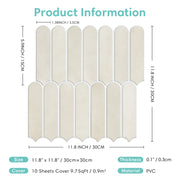 1/10pcs 3D Decorative Tile Stickers