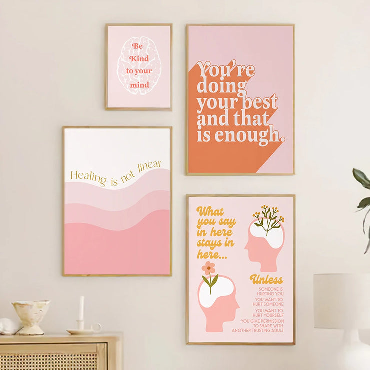 New Mental Health Quote Propaganda Poster