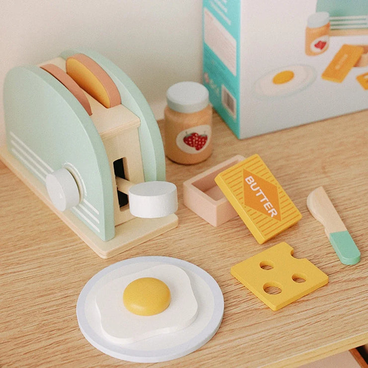 Kids Bread Machine Pretend Play Kitchen Toys Set