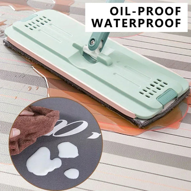 Kitchen Anti-slip Oil-proof Rug Pvc Leather Floor Mat