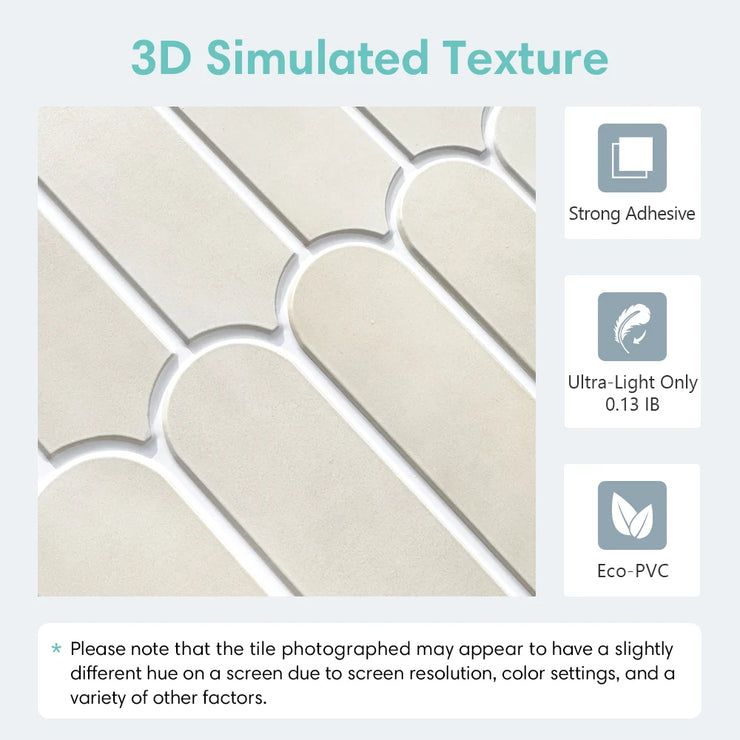 1/10pcs 3D Decorative Tile Stickers