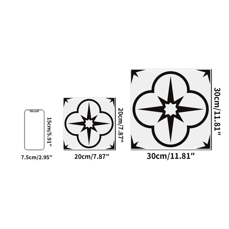4pcs/set European Style Home Floor Decor