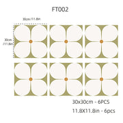 New Floor Tiles Waterproof Vinyl Wallpaper