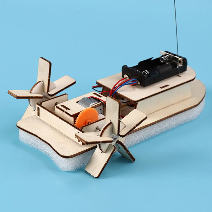 Kits 3D Assemble Car Boat Model Wood Puzzle Toy
