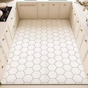 Kitchen Anti-slip Oil-proof Rug Pvc Leather Floor Mat
