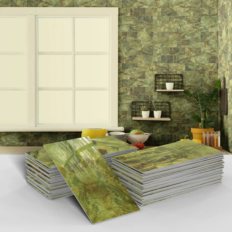 16/32/64PCS Marble Thicker Self-Adhesive Tile Stickers