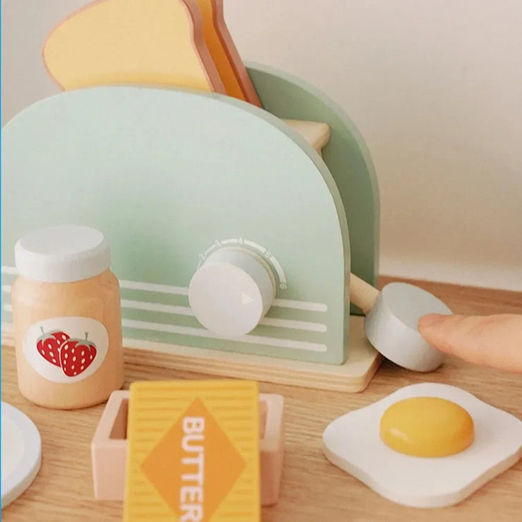 Kids Bread Machine Pretend Play Kitchen Toys Set