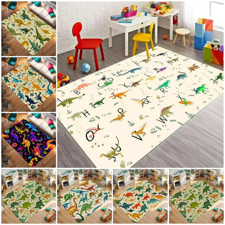 New Dinosaur ABC Rug Non-Slip Play Carpet
