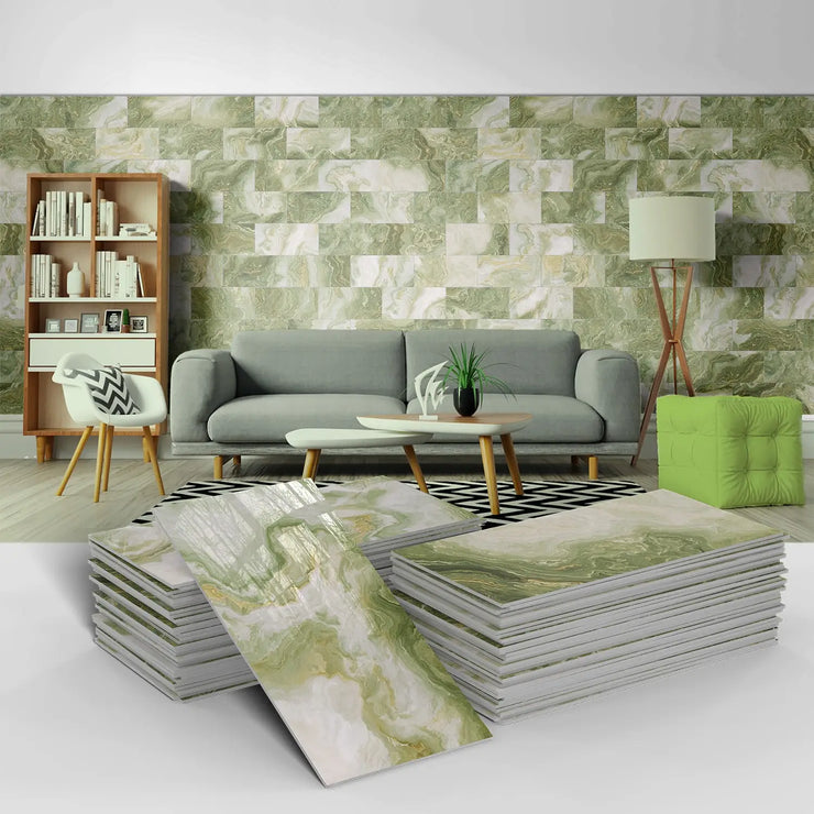 16/32/64PCS Marble Thicker Self-Adhesive Tile Stickers