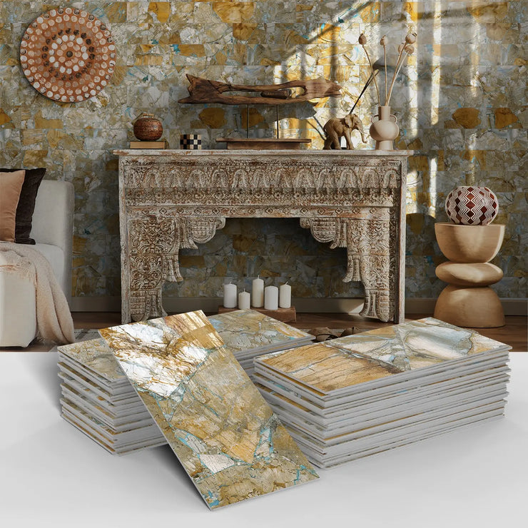 16/32/64PCS Marble Thicker Self-Adhesive Tile Stickers