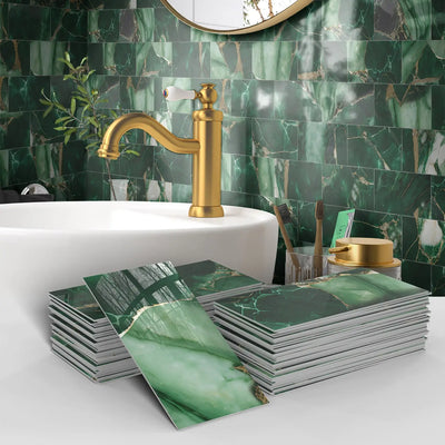 16/32/64PCS Marble Thicker Self-Adhesive Tile Stickers