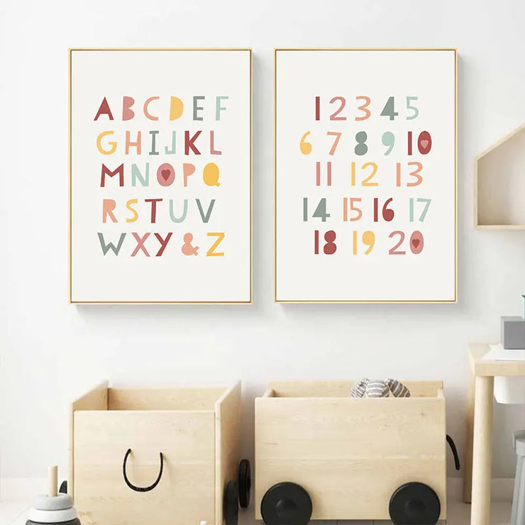 New Modern Cute Sun Rainbow Cloud Canvas Poster