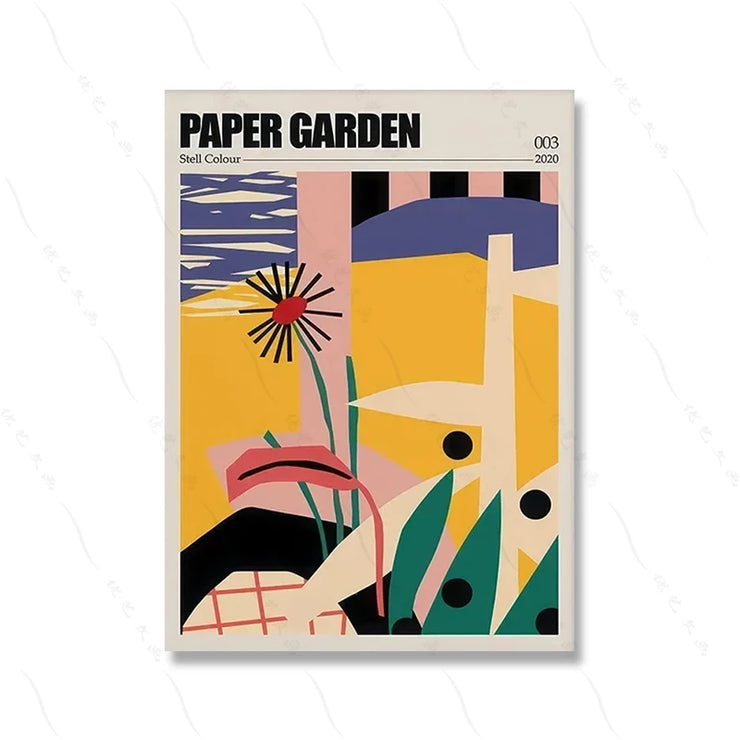 Japanese Vintage Abstract Open Your Mind Print Posters