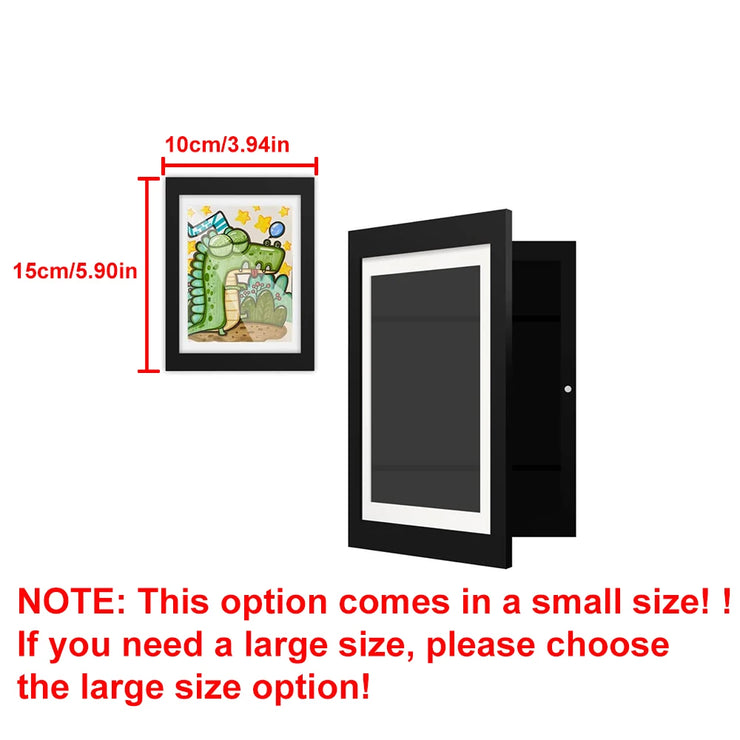 Kids Art Frames Magnetic Front Open Changeable Display