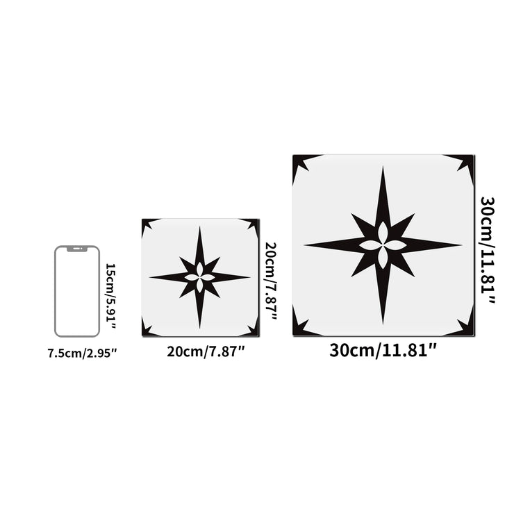 4pcs/set European Style Home Floor Decor