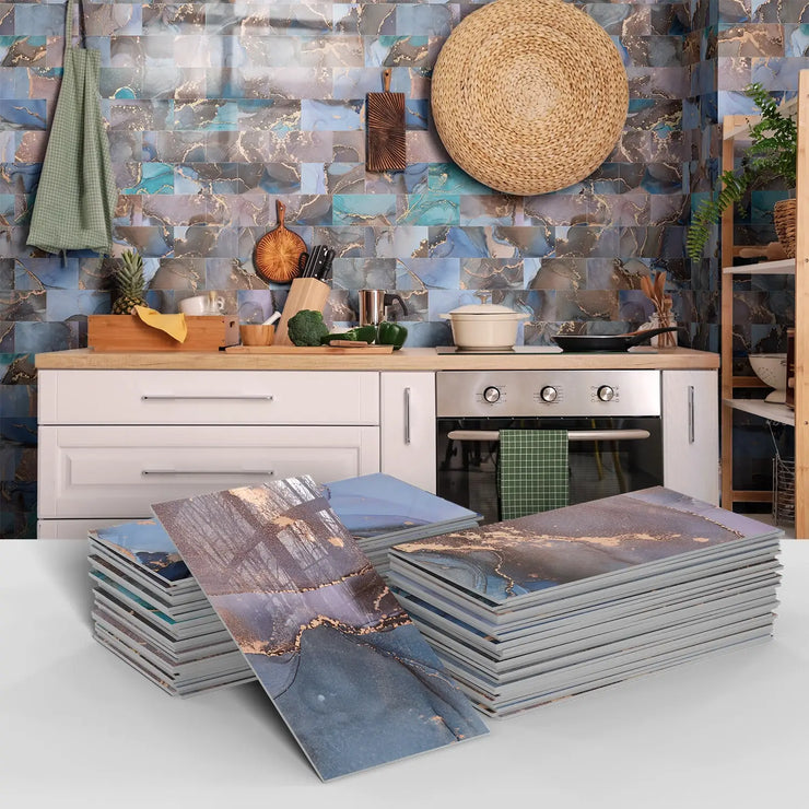 16/32/64PCS Marble Thicker Self-Adhesive Tile Stickers