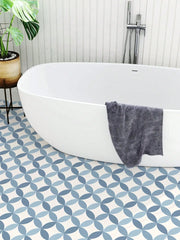 12PCS Scandinavian Geometric Pattern Floor Stickers