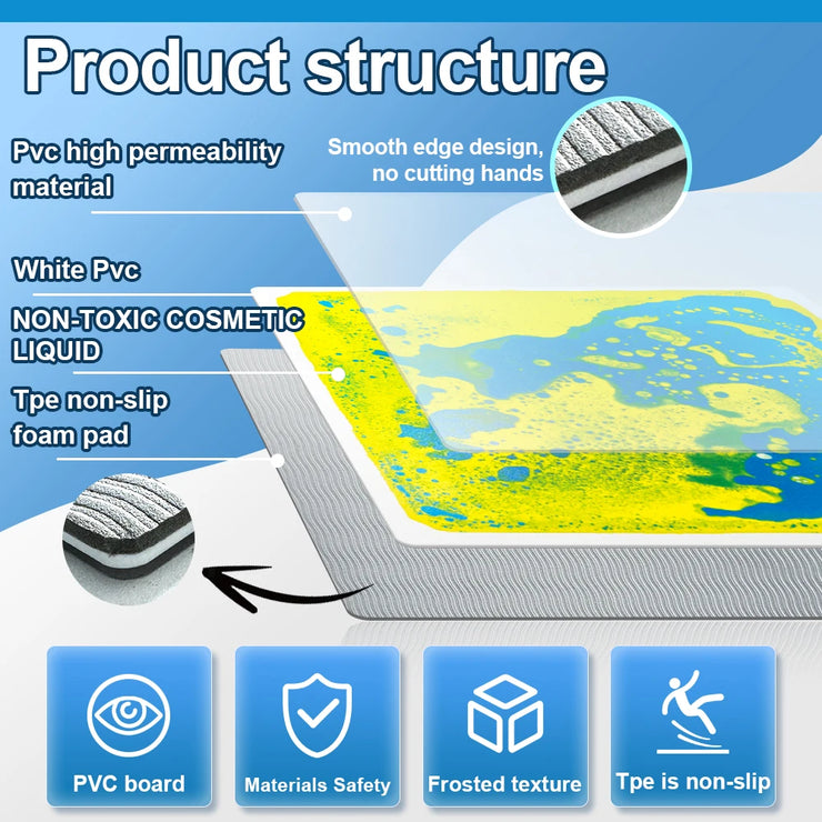 1/4/6/9pcs Liquid Splicing Floor Mats