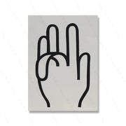 Japanese Vintage Abstract Open Your Mind Print Posters
