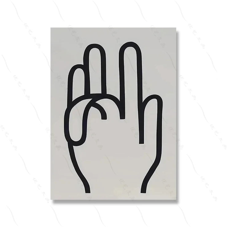 Japanese Vintage Abstract Open Your Mind Print Posters