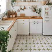 New Floor Tiles Waterproof Vinyl Wallpaper