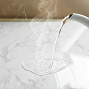 50cm White Glossy Marble Self-adhesive Waterproof Wallpaper