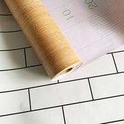 New PVC Waterproof Wood Grain Decor