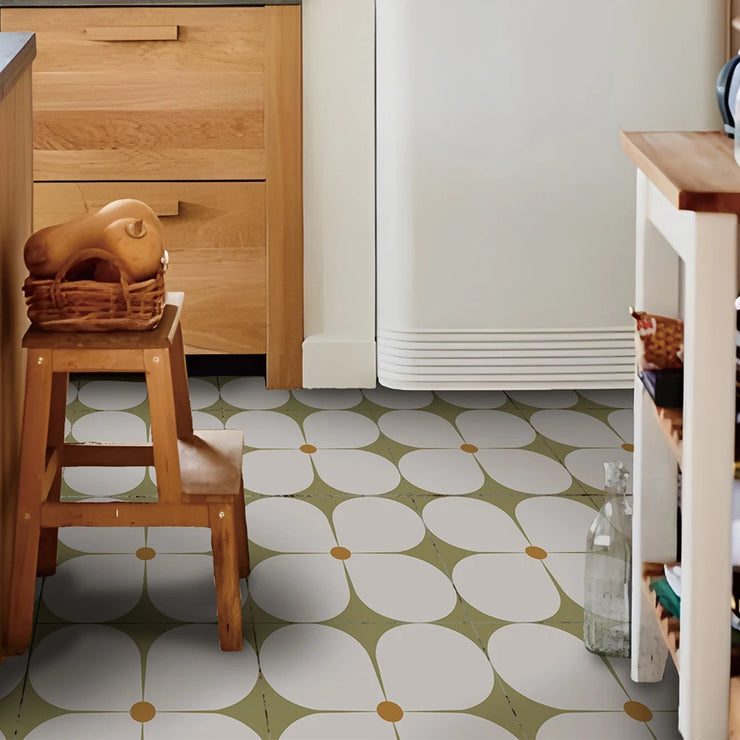 New Floor Tiles Waterproof Vinyl Wallpaper