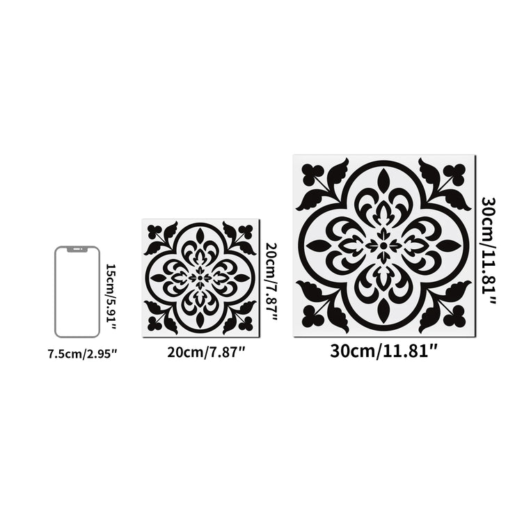 4pcs/set European Style Home Floor Decor