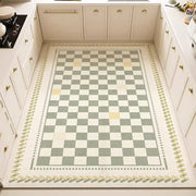 Kitchen Anti-slip Oil-proof Rug Pvc Leather Floor Mat