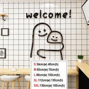 New Cartoon Hug Acrylic 3D Wall stickers