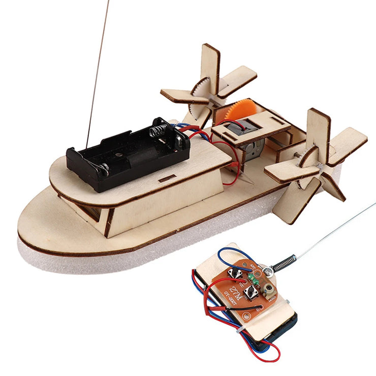 Kits 3D Assemble Car Boat Model Wood Puzzle Toy