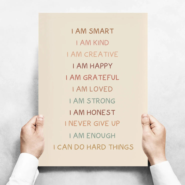 Kids Toddlers Educational Posters