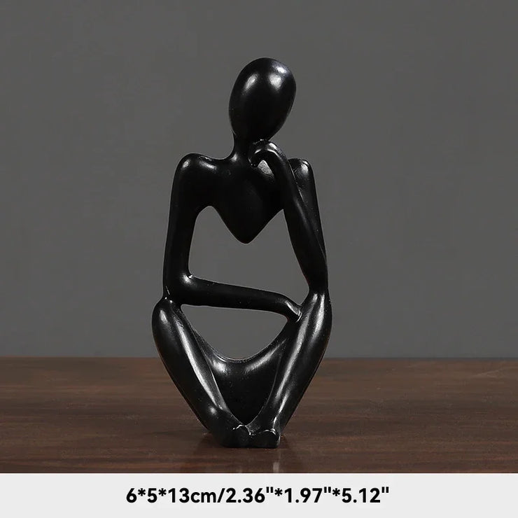 New Sand Color The Thinker Abstract Statues Decor