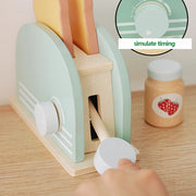 Kids Bread Machine Pretend Play Kitchen Toys Set