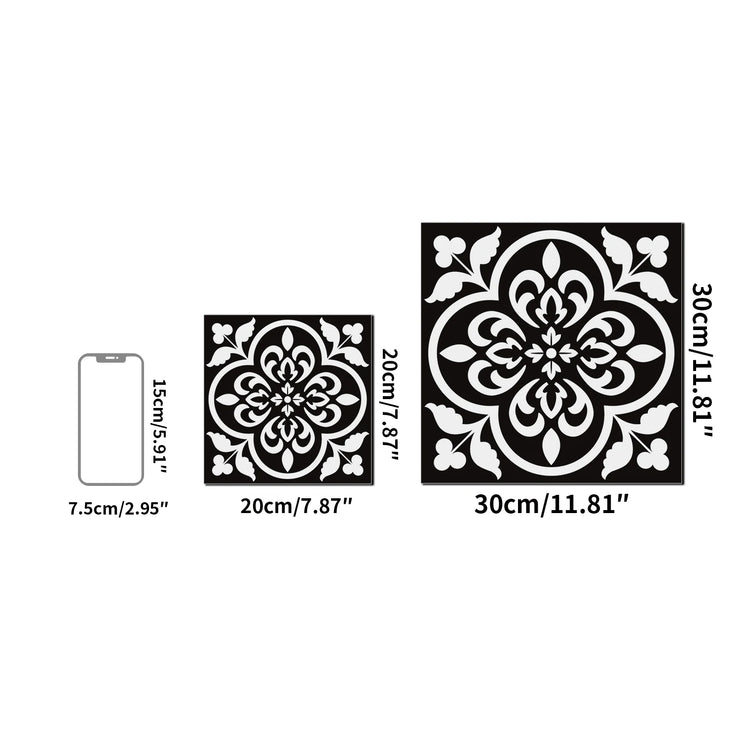4pcs/set European Style Home Floor Decor